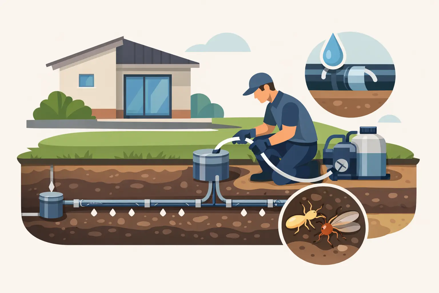Termite Reticulation System Recharge Explained
