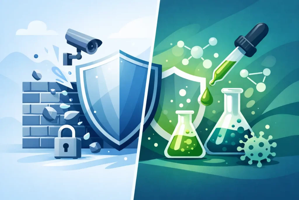 Physical Barrier vs Chemical Barrier