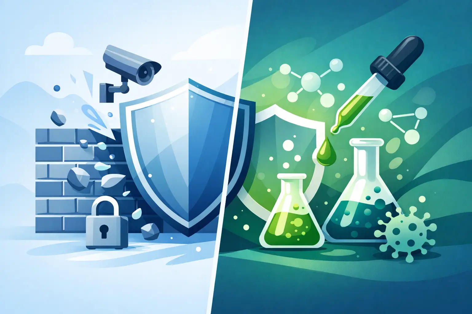 Physical Barrier vs Chemical Barrier