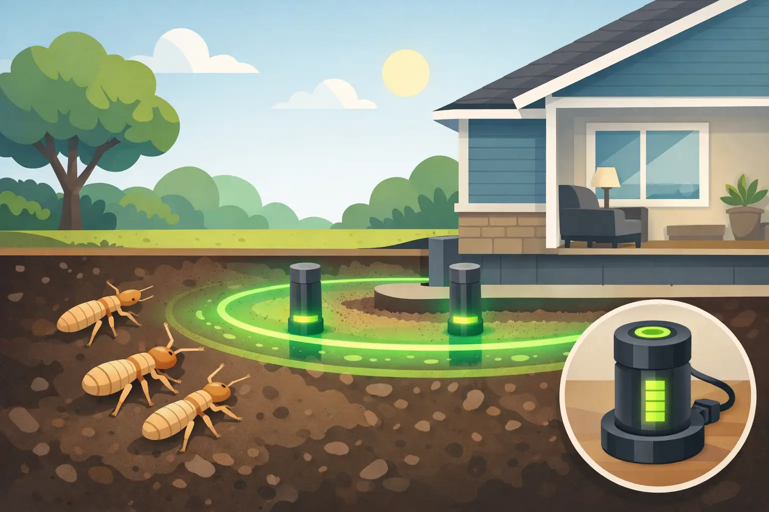 Rechargeable Termite Barrier Benefits for Homes