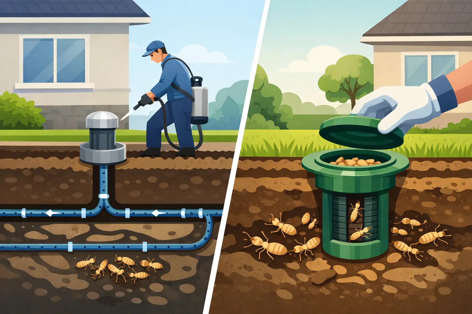 Reticulation System Versus Bait Stations