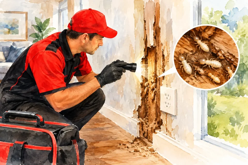 I Found Termites Behind My Power Point - What Now?