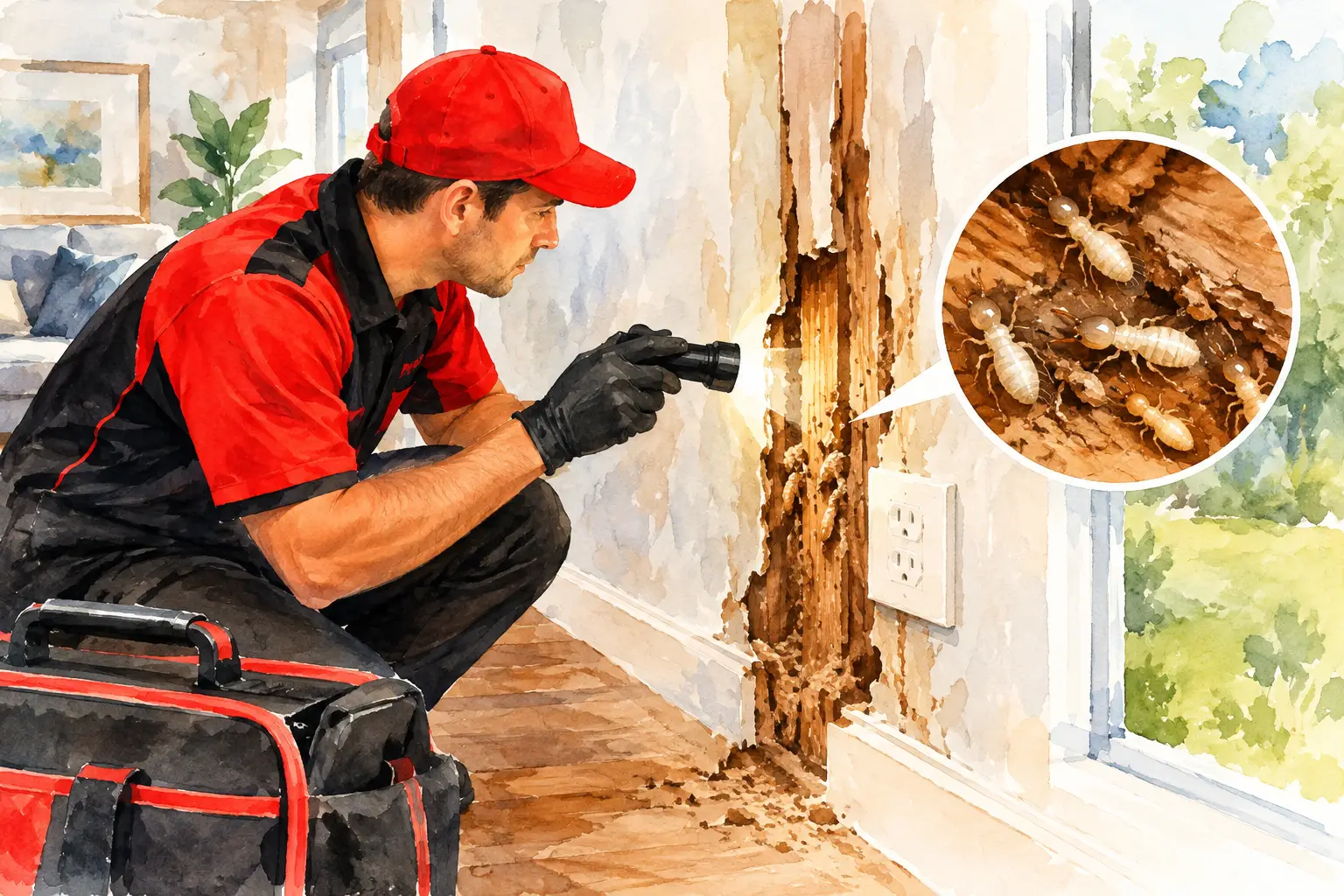 I Found Termites Behind My Power Point - What Now?