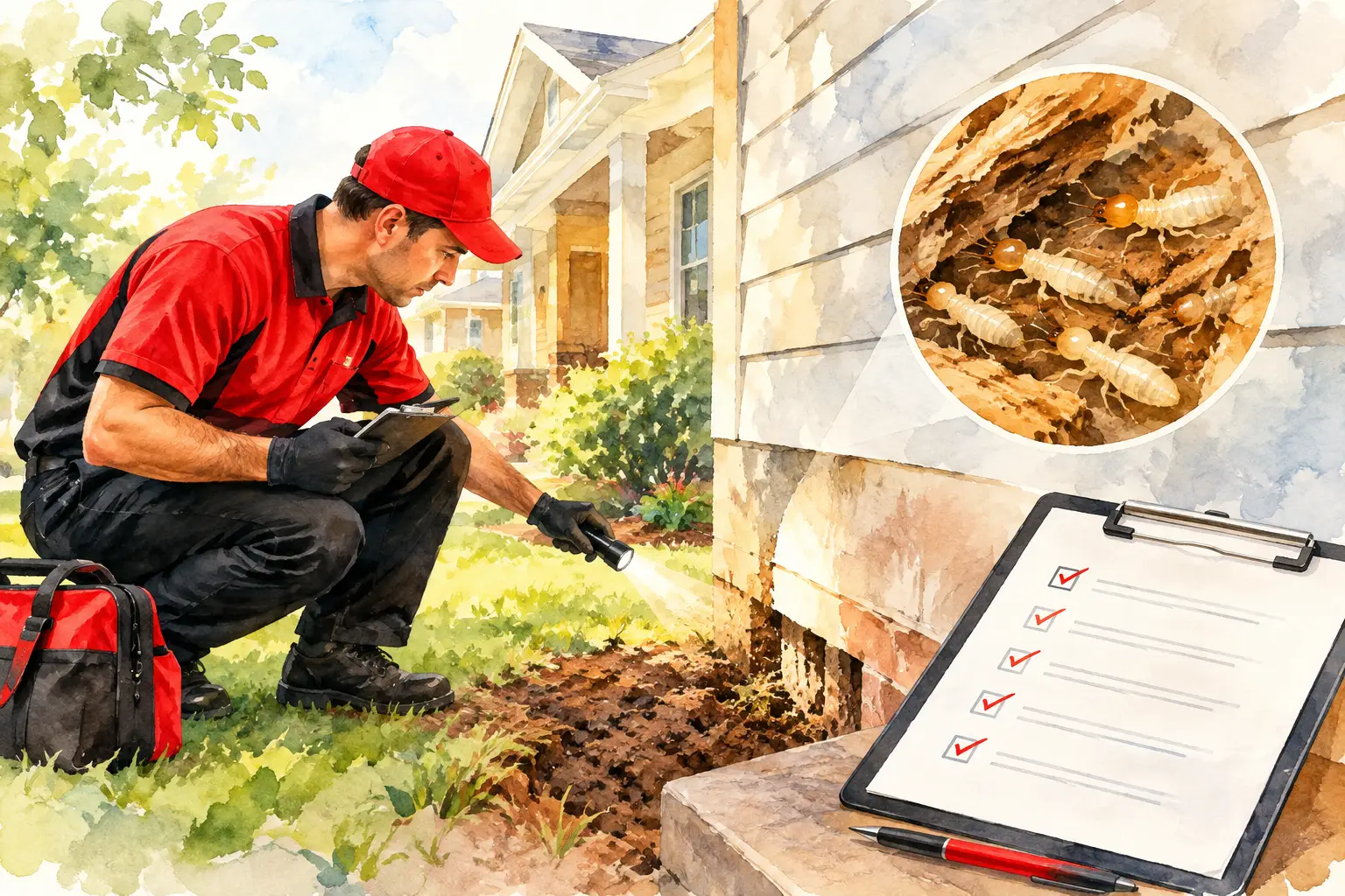 Termite Inspection Report Checklist for Homeowners
